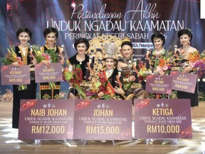 Gelvia Vanessa Jenny Crowned Unduk Ngadau Kaamatan 2026
